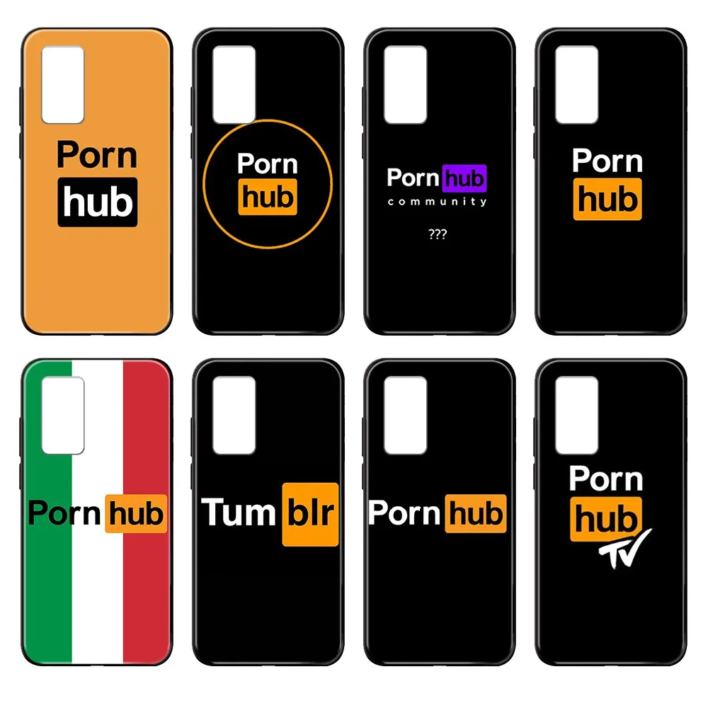 Porn Hub website tpu art shell Etui black Phone case For Huawei nova P Y 2 3 6 7 8 9 10 20 30 I Smart Plus Z Lite Pro II Prime | Мобильные