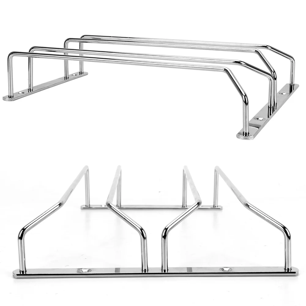 Wine Glass Holder Rack Wine Glass Rack Stemware Holder Home Storage Stainless Steel Hanging Goblet Holder 27cm 35cm