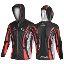 Летняя спортивная верхняя Солнцезащитная одежда для рыбалки, дышащие, противомоскитные, ультратонкие, походные рубашки для рыбалки