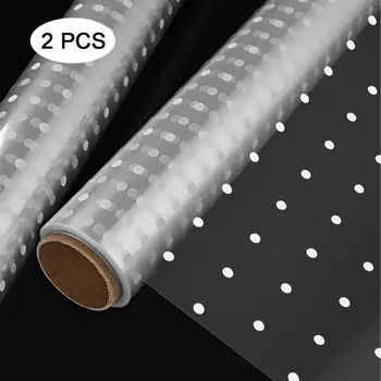 

2 Rolls Cellophane Wrap 2.5 Mil Thickness Cellophane Wrap Roll 40x3000cm Clear Cellophane Bags to Wrap Gift Baskets Arts&Crafts