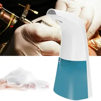 

250ml Rechargeable Automatic Induction Foamer Soap Bubble Dispenser Blue Algae Foam Machine Hand Washer Form Maker for Salon