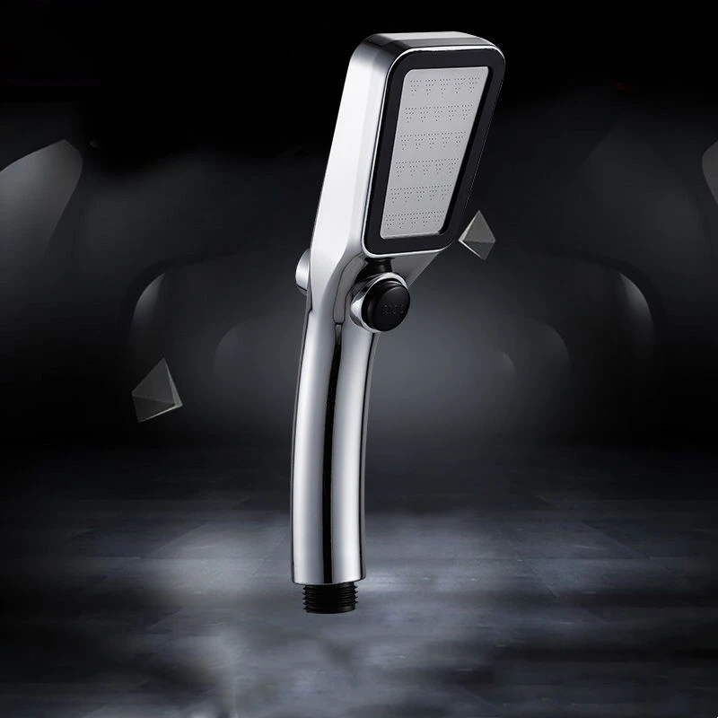 300 Holes Shower Head Water Saving One Key To Stop Water Nozzle High Pressure Rainfall Shower Head Bathroom Accessories shower head shower nozzle