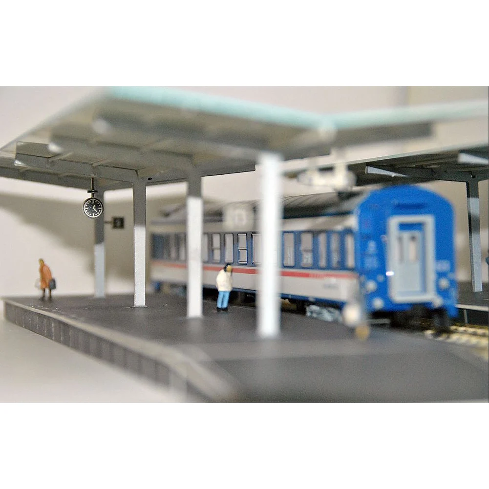 ZT002 1 Lot Ho Oo Schaal 1 87 Modelspoor Trein Platforms Trein Station zt002-1-lot-ho-oo-schaal-1-87-modelspoor-trein-platforms-trein-station
