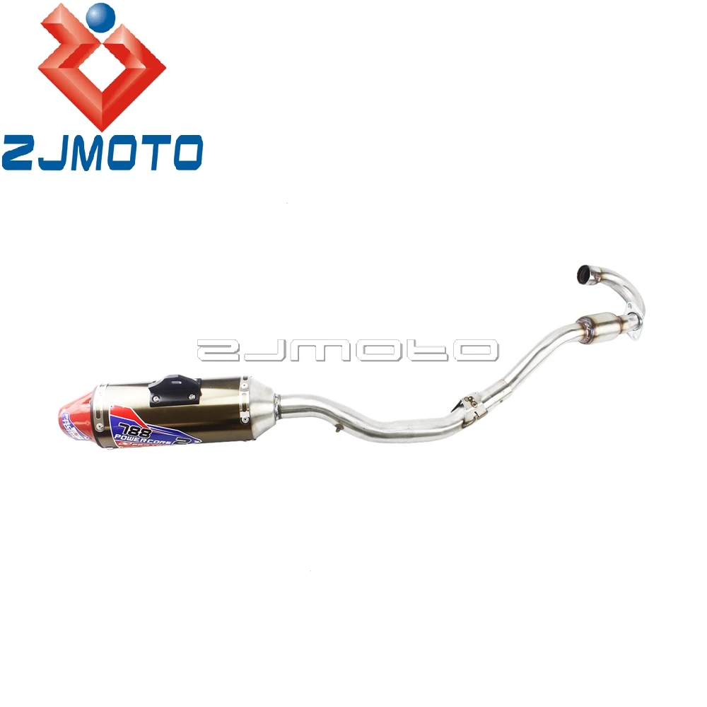 Грязный мотоцикл мотокросса глушитель полная система для Honda CRF150F CRF230F CRF150 CRF230 2003- эндуро выхлопной трубы глушителя