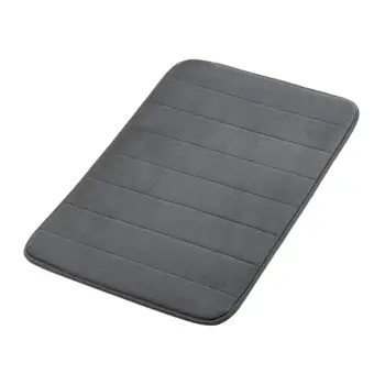 

Bathroom Memory Foam Bath Mat Carpet Rug Non-slip Absorbent fleece Bedroom kitchen Floor Doormat Carpets Non Skid Soft Coral