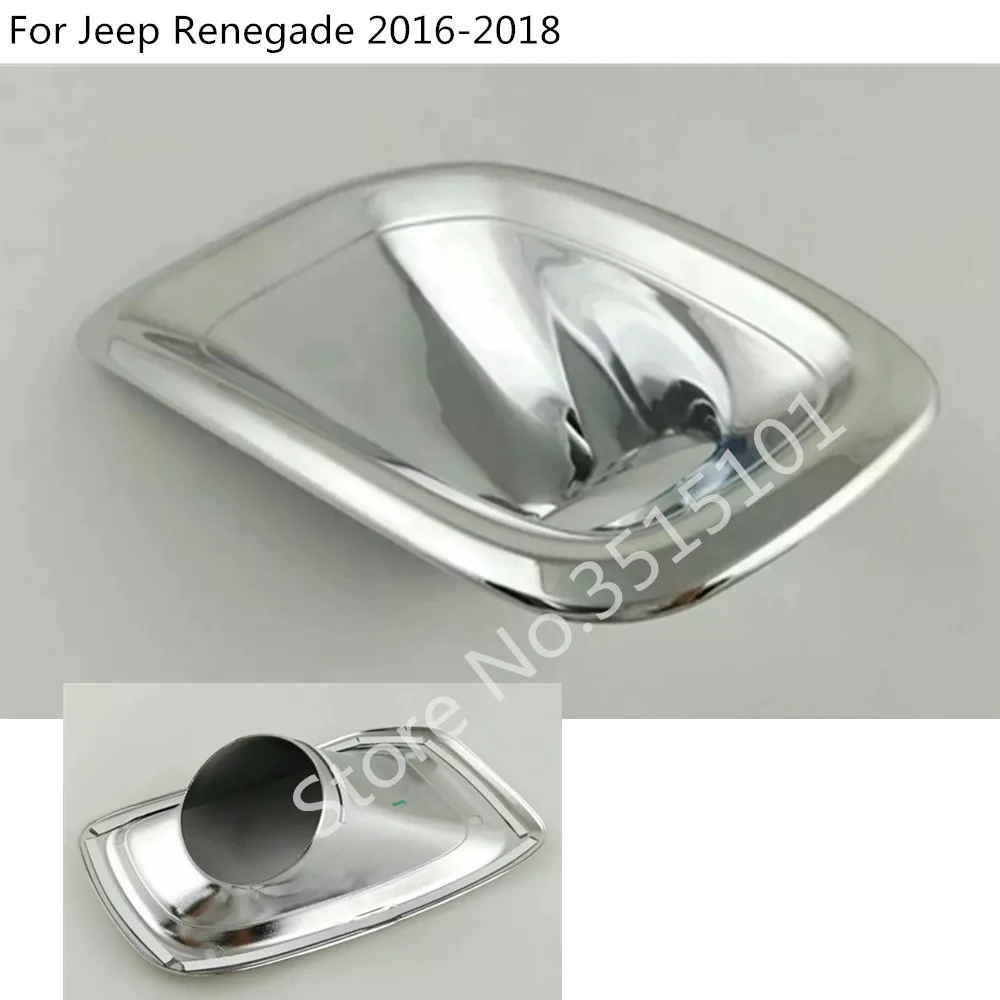 Для Jeep Renegade, автомобильный Стайлинг, передний противотуманный светильник, рамка для лампы, Стайлинг, АБС хромированная крышка, отделка деталей, 2 шт