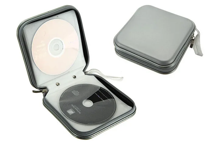 Портативный 40 шт Емкость диск CD DVD VCD кошелек DJ набор контейнеров для хранения держатель сумка для альбома WF 668