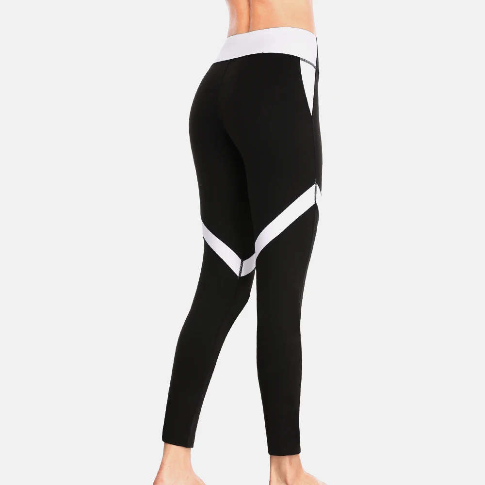 Anfilia, женские Лоскутные штаны для йоги, женские тонкие спортивные штаны с высокой талией, эластичные брюки для спортзала, фитнеса, спортивная одежда для бега, леггинсы