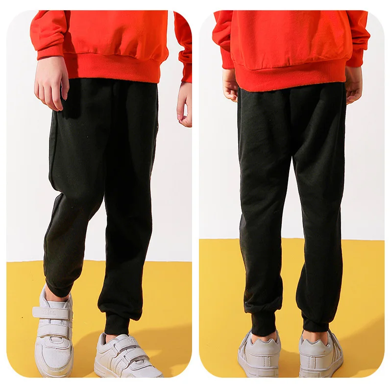 Retail Child Pants For Boys Girls Casual Trousers 2-12Y Spring Teenage Elastic Waist Soft Clothes Unisex Kids Fashion Sweatpants girls pants boys pants girls trousers kids pants