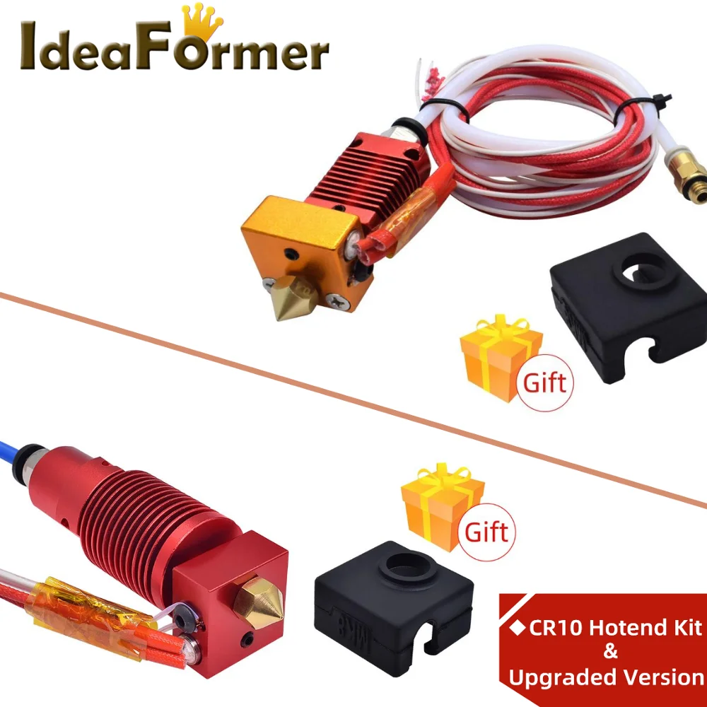 Запчасти для 3D принтера CR10 Hotend комплект экструдера 12 В/24 В сопла 0 4 мм алюминиевый
