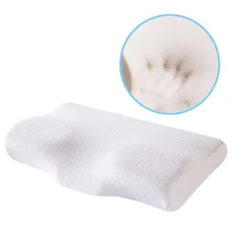 

Memory Bamboo Fiber Bedding Pillow Neck Protection Slow Rebound Memory Butterfly Pillow Health Cervical Neck Student Neck Pillow
