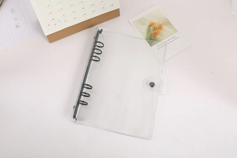 Colorful Gradient Binder Notebook Cover & Photo Sticker Album Diary Planner