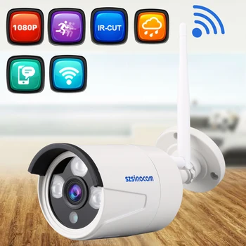 

Szsinocam 1080P Waterproof Wireleess 2.0 Megapixel WLAN Security WiFi IP Camera