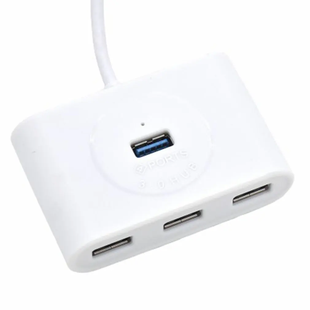 

HUB Extender 3.0 USB HUB One for Four Splitter Round ABS Free Drive Plug and Play Current Overload Short Circuit Protection