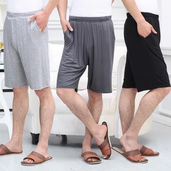 

Summer Pajamas Modal Shorts Men Home Pants Plus-sized Loose-Fit Household Casual Shorts