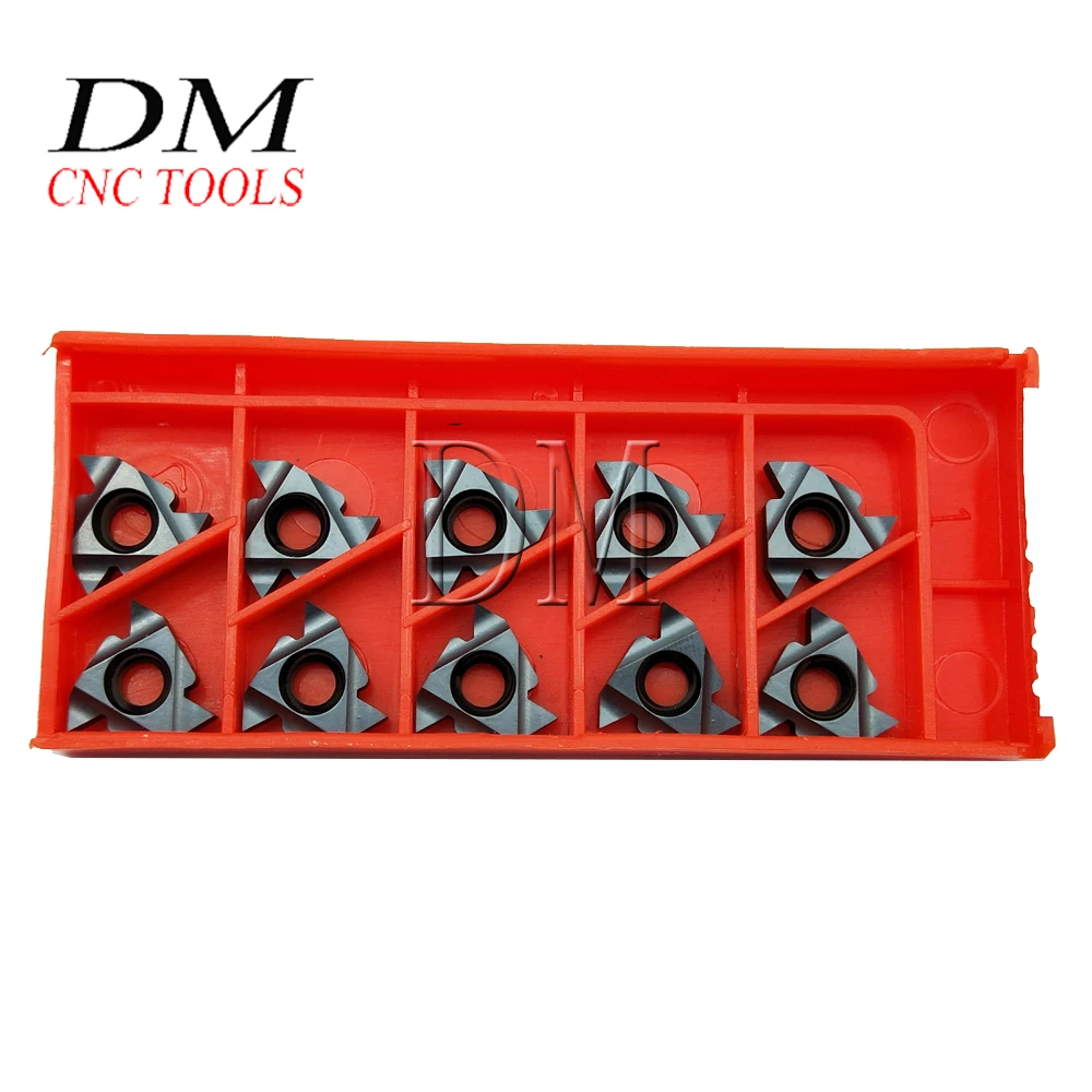 10 шт. 16IR AG55 AG60 BMA CNC резьба CNC карбид Вставки токарный станок Поворотная лопасть обработка нержавеющей стали