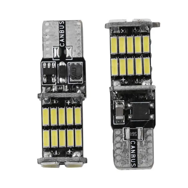 Новый светодиодный светильник T10 W5W 6000K Canbus для салона автомобиля 194 Led 4014 SMD лампа