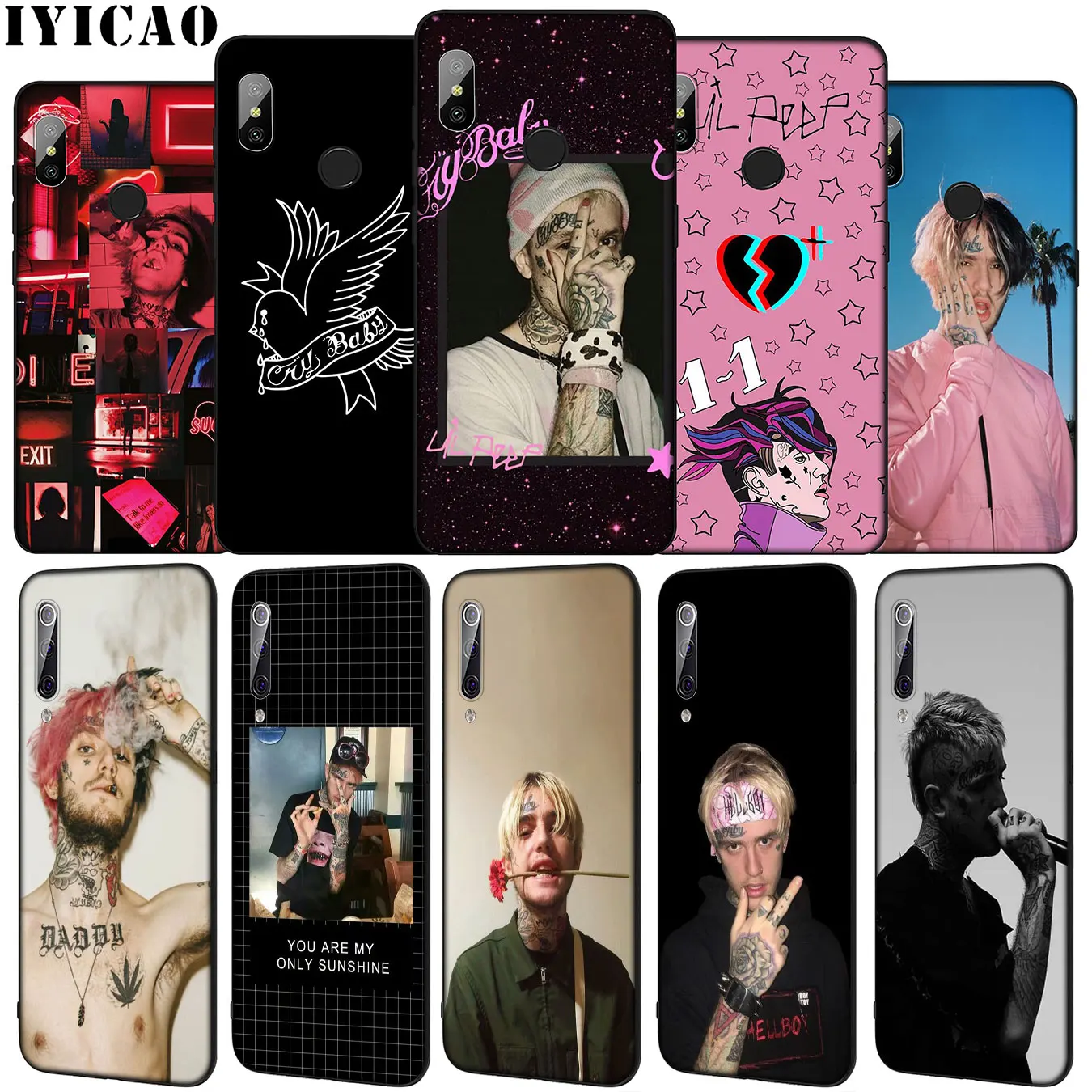IYICAO Lil Peep Hot singer Bo Soft Case for Xiaomi Mi 10 9 9T A3 Pro 8 SE A2 Lite A1 CC9 CC9E 6 pocophone f1 Mi10 | Мобильные
