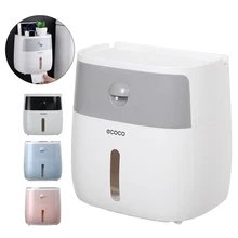 Держатель для туалетной бумаги креативный пластиковый держатель для туалетной бумаги настенный бумажный ящик для хранения туалетных салфеток диспенсер для салфеток