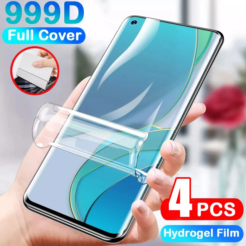 Гидрогелевая пленка с полным покрытием для OnePlus 9 8 7 Pro 9R 8T 7T 6T 5T Защита экрана Lite Nord