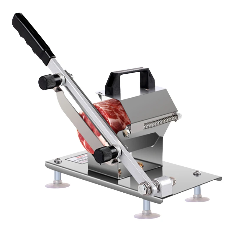

Meat slicer Slicer Sliced meat cutting machine Manual slicer Automatic meat delivery Desktop Easy-cut frozen beef and mutton