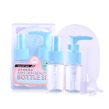 

Travel Bottles Set 30ml Package Cosmetics Bottles Plastic Pressing Spray Bottle Makeup Tools Kit For Travel Vaporizer