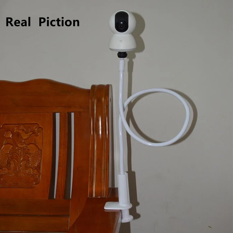 For Mi Camera Head Pro PTZ 2k Edition Book Desktop Clip Iron Bracket Adjustable White Cradle Baby For xiaomi webcamBed Punch-fre camera holder camera holder stand security camera stand security camera bracket security camera mount camera mounting base camera mount panel webcam stand
