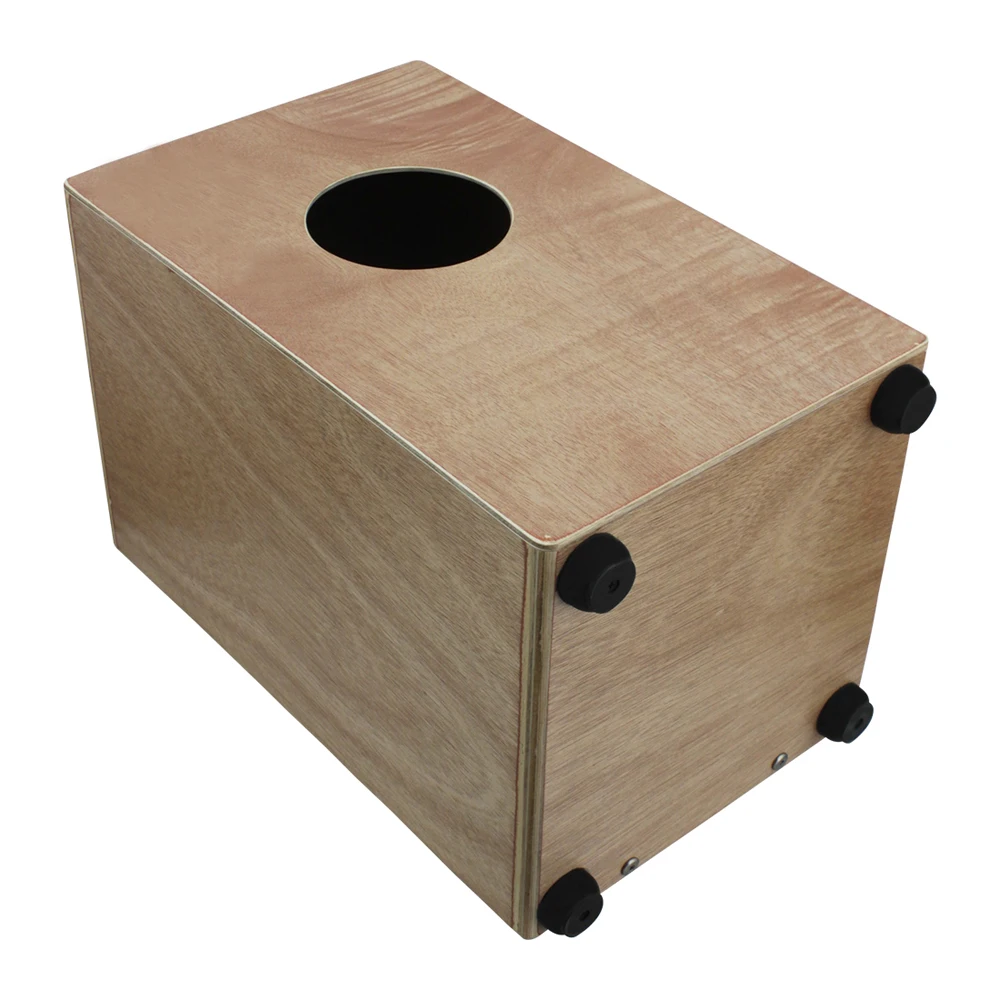 Деревянный Cajon Box коричневый барабан Ручной Ударный инструмент из березовой древесины с регулируемыми струнами сумка для переноски для взрослых
