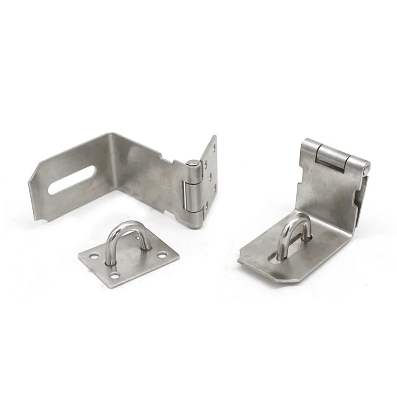 

Anti-theft Door Lock Stainless Steel Door Hasp Hasp Shed Latch Hardware Tool Hasp Room Box Hasp For Wooden Door Cabinet Drawer