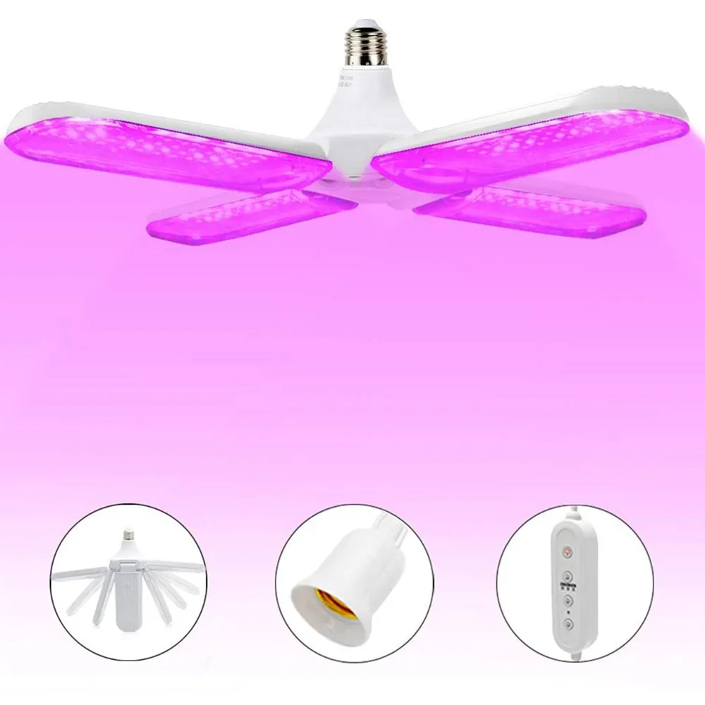 

Led Grow Light E27 60W Phyto Lamp Led Full Spectrum Plant Growing Light Indoor Flowers Hydroponic UV Grow Light Bulb 220V