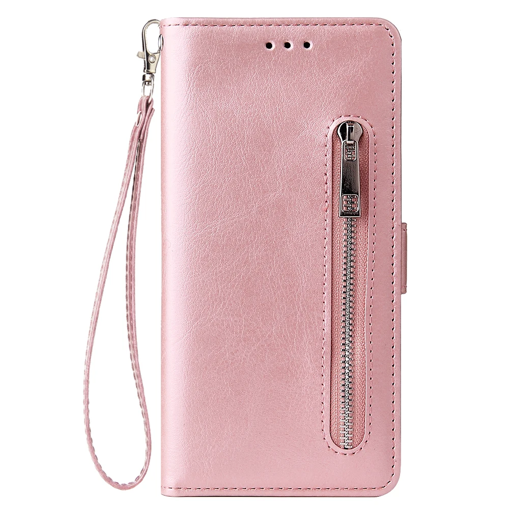 Flip Wallet Case For Samsung Galaxy A3 A5 A6S A8S A9 A10 A20 A30 A40 A50 A70 Leather Zipper Card Holder Stand Phone Cover