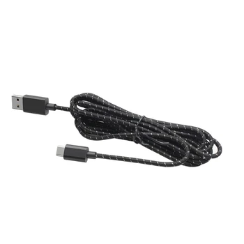 

Universal Nylon 275cm USB to Type C Data Cord Charging Cable for PS5 Switch Gamepad Mobile Phone Cellphone Tablet PC
