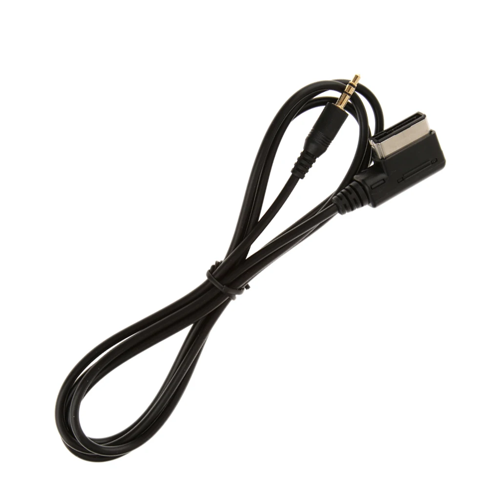 AMI MDI MMI to MP3 Music Interface Car Aux-in Adapter Cable for AUDI A8 Black