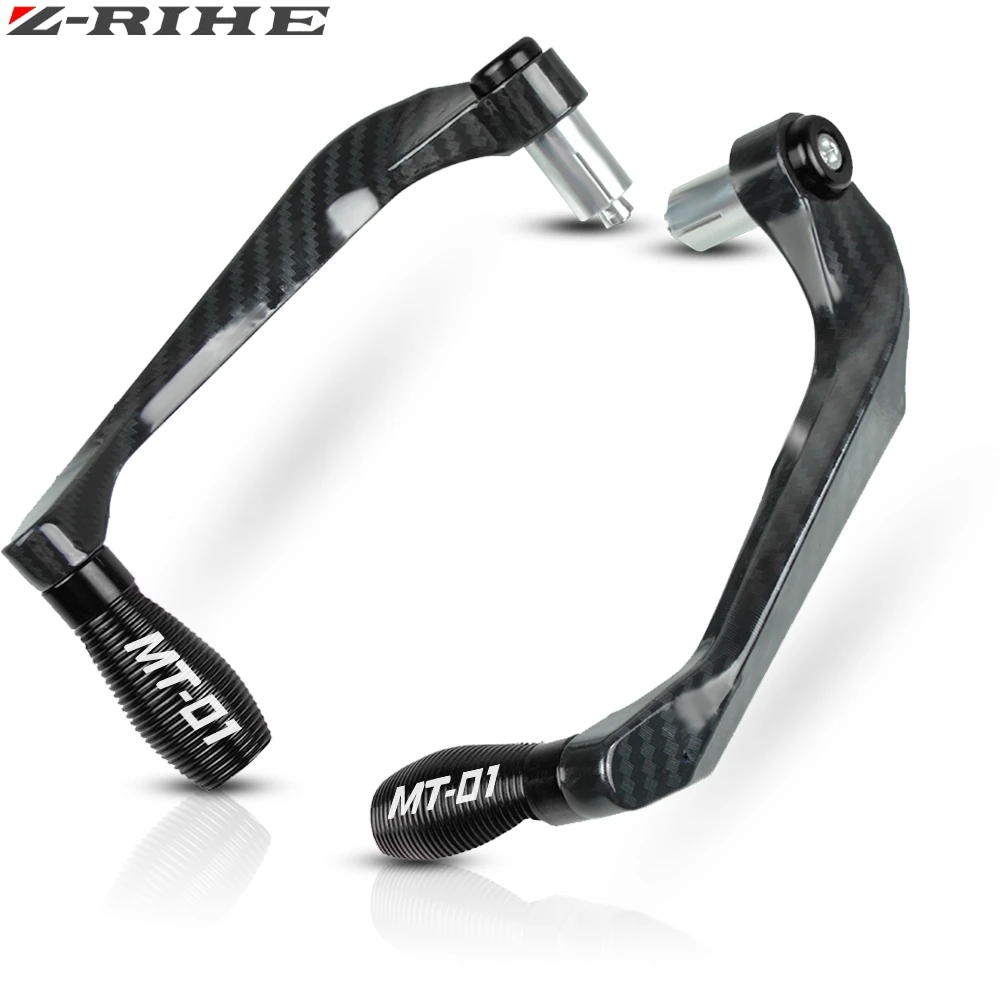 For YAMAHA MT-01 MT01 2005-2011 2010 2009 2008 Motorcycle Accessories Handlebar Grips Guard Brake Clutch Levers Guard Protector - Цвет: black