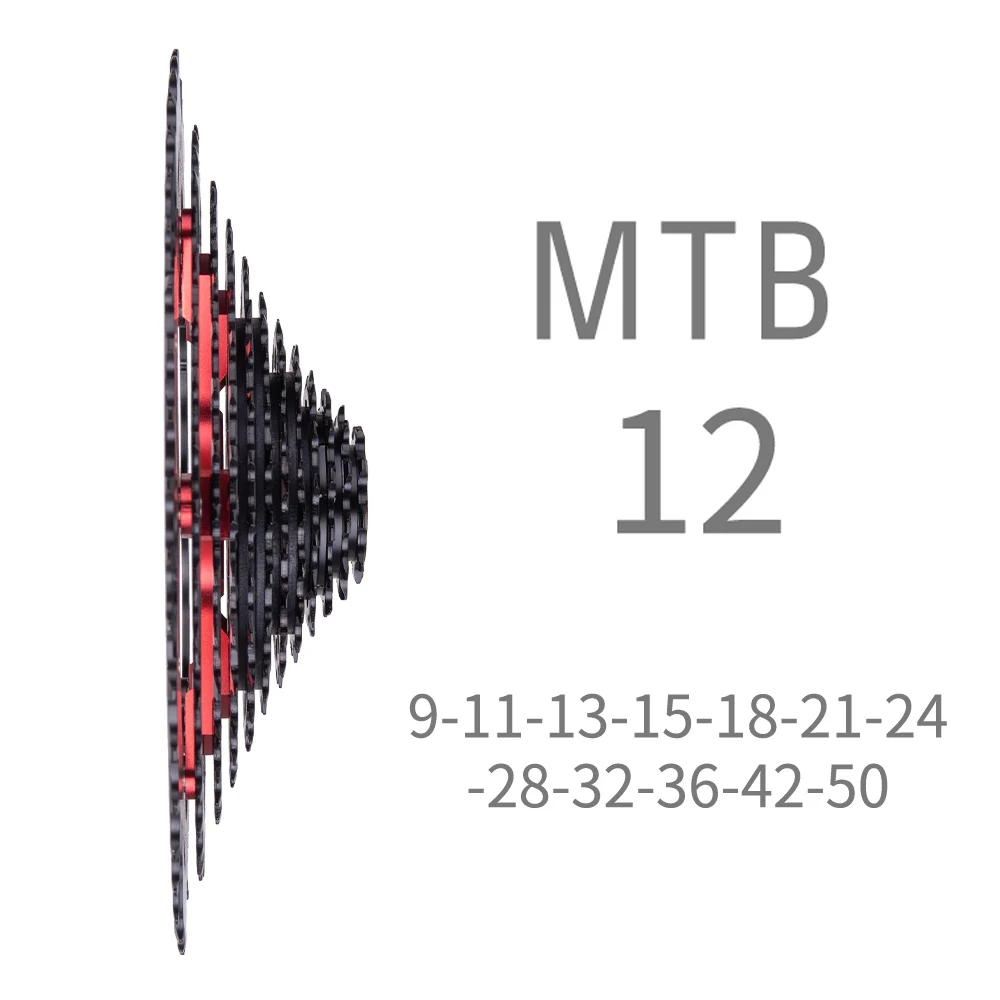 MTB 12 S 9-50T кассета 12 Скоростей XD кассета черная 532g 556% диапазон 9-50t L кассета 12s кассета k7 Звездочка свободного хода