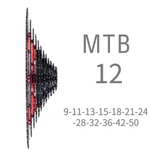 MTB 12 S 9-50T кассета 12 Скоростей XD кассета черная 532g 556% диапазон 9-50t L кассета 12s кассета k7 Звездочка свободного хода