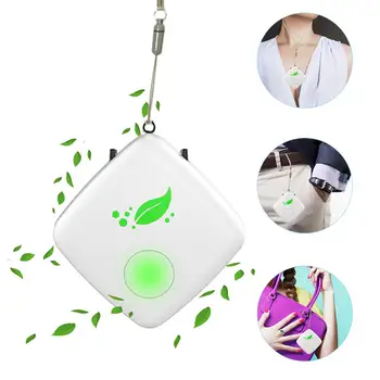 

Portable Air Purifier Wearable Air Purifier Necklace USB Air Cleaner Personal Negative Ion Air Freshener For Car Home Adults Kid
