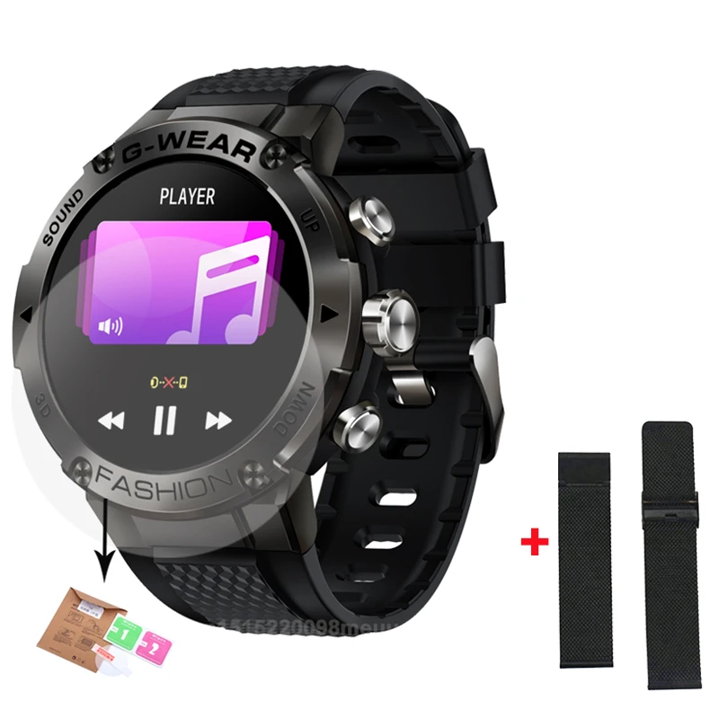 Sports Smart Watch Men BT Phone Call Customize Watch Faces Music Fitness Tracker Super Long Standby Smartwatch Android IOS K28H 