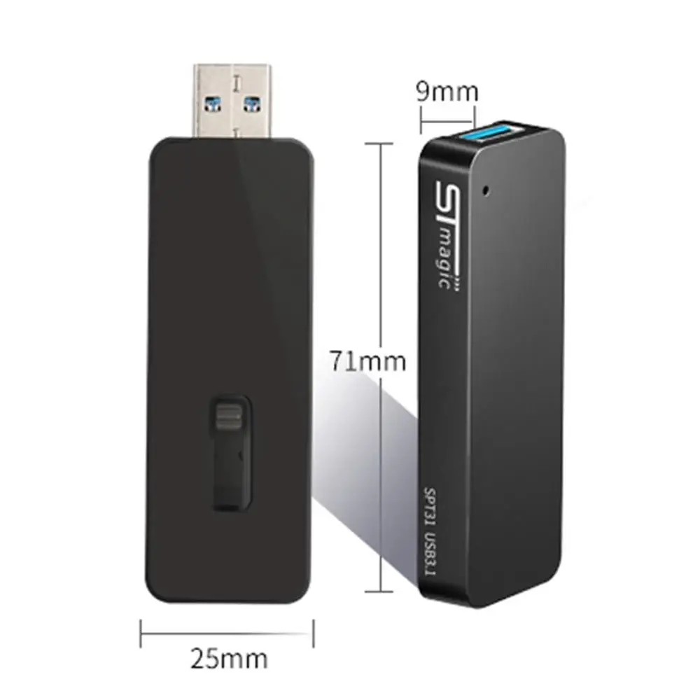  STmagic SPT31 128 GB/360 GB/512 GB Mini portátil m2 SSD USB3.1 unidad de estado sólido velocidad de