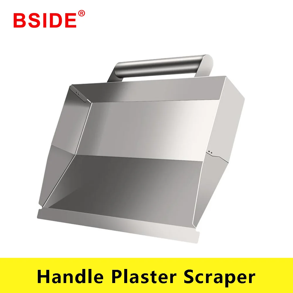 

High Performance With Handle Ergonomic Plaster Scraper Mortar Hand Tool Anti Slip Cement Wall Decoration Stainless Steel Durable