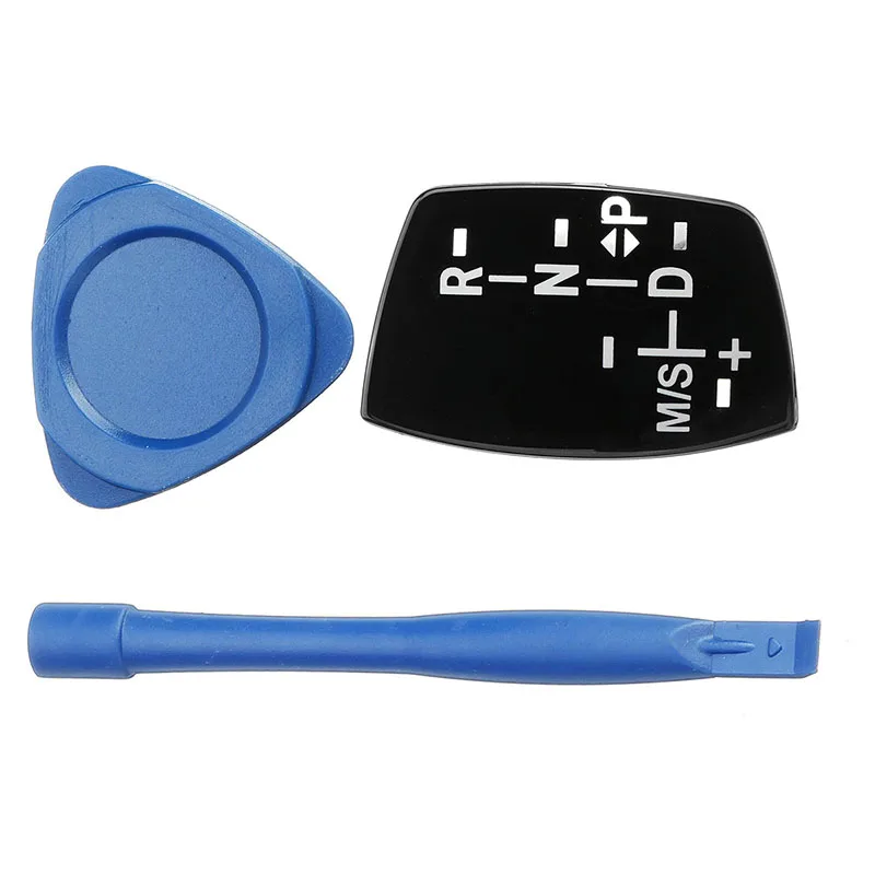 

New Black Car Gear Shift Knob Panel Sticker For BMW X1 X3 X5 X6 M3 M5 F01 F10 F30 F35 F18 The Old Or Worn One
