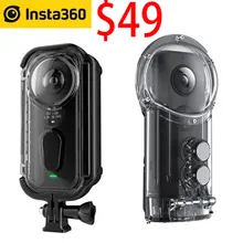 Insta360, новинка, чехол для дайвинга, чехол для Insta 360 ONE X, водонепроницаемый чехол, чехол для дайвинга, глубина 30 м, аксессуары для экшн-камеры