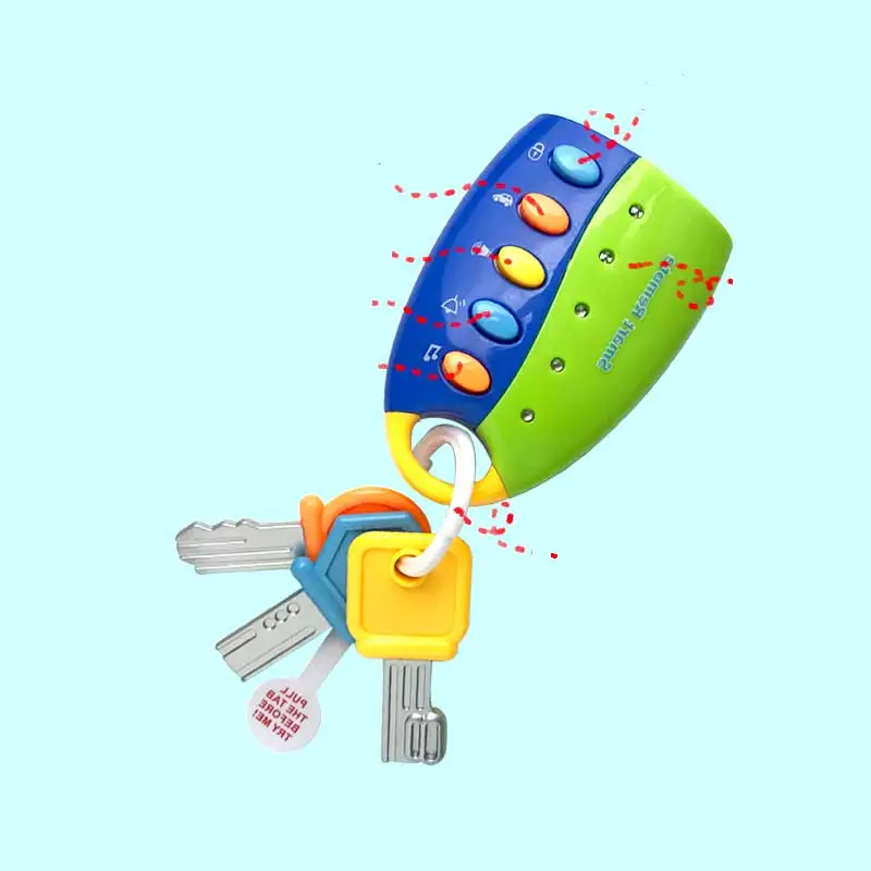 Baby-Toy-Musical-Car-Key-Vocal-Smart-Remote-Car-Voices-Pretend-Play-Educational-Toys-For-Children (3)