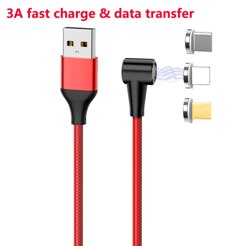 Магнитный текательный светильник светодиодный Micro USB кабель для samsung S10 S7 type-c Зарядка для iPhone XR 1 м Магнитная Зарядка usb type C