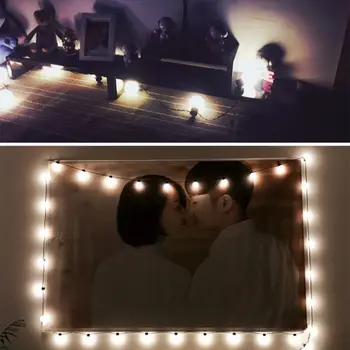 

20 LEDs Round Ball String Light Plug In Bulb Waterproof Holiday Party Home Porch X4YD