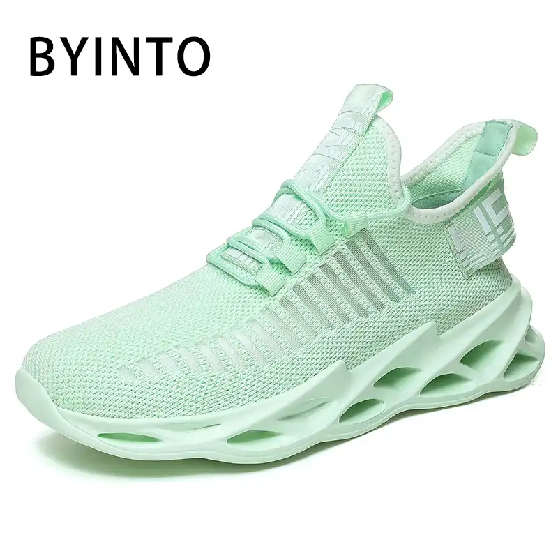 green tennis shoes for men