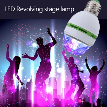 

Stage Light Light Lamp Bulb Universal Colorful LED Spherical Crystal Ball Disco DJ Party Bar Dance
