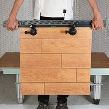 80 см* 120 см каменщик инструмент для резки плитки многофункциональное позиционирование черный специальная форма измерительная линейка для резки