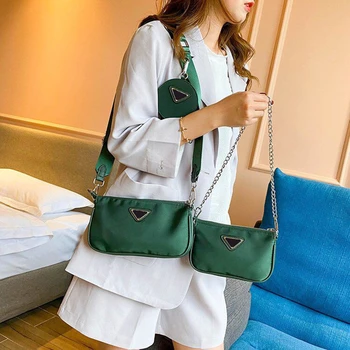 

High Quality Nylon cloth Multiple uses Purses Women Messenger Bag Lady Handbags Fashion Crossbody Body Bags with Logo