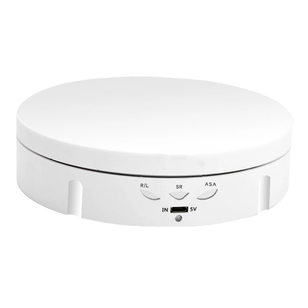 360 Degree Electric Rotating Turntable for Photography, Automatic Revolving Platform, for Watch, Bag, Jewelry, Shoes